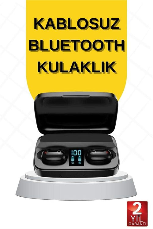 2025 Yeni Model Bluetooth Kulaklık Stereo TWS Kulaklık 5.0 Bluetooth Yüksek Ses Kaliteli - görsel 2