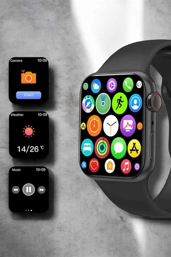 Akıllı Saat 44mm Çelik Kasa Oled Ekran ve Gelişmiş Sağlık Takibi