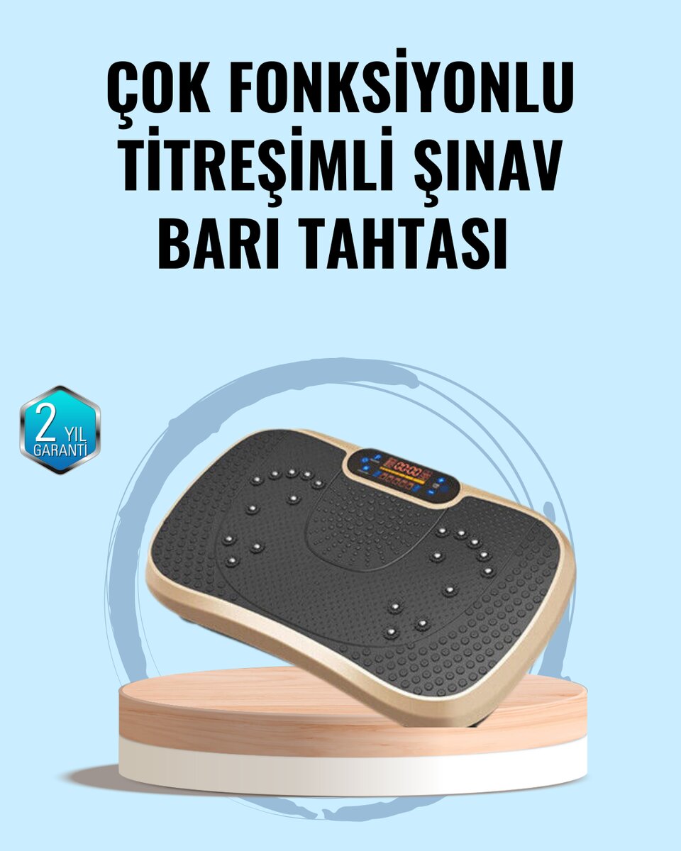Evde Spor İçin Titreşimli Plate Fitness Platformu