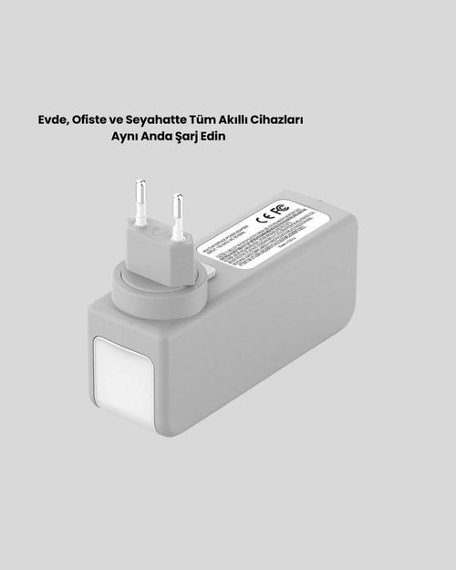 30W Type C Şarj Cihazı Zamanlayıcılı Çok Portlu Tasarım - görsel 2