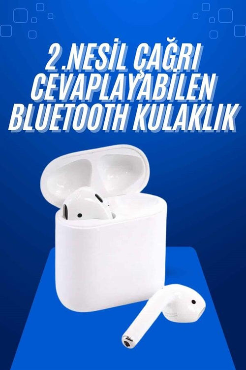 2025 Model Çağrı Cevaplayabilen Bluetooth Kulaklık Beyaz Dokunmatik Kontrol - görsel 2