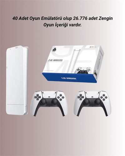 M15 Retro Konsol – 20.000 Oyunlu Çift Gamepadli 4K Hdmı
