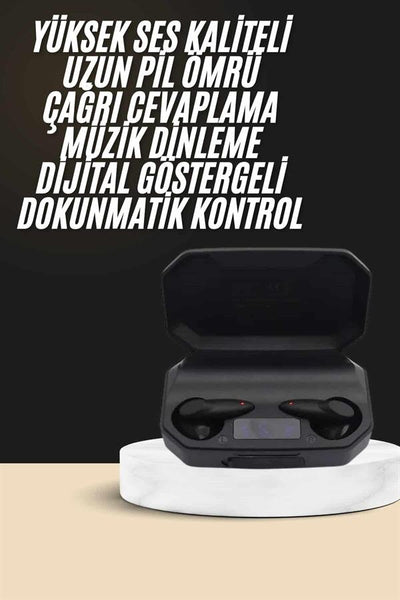 Kulak İçi Bluetooth Kulaklık Rgb Işıklı Çift Mikrofonlu iOS/Android Uyumlu BT 5.2
