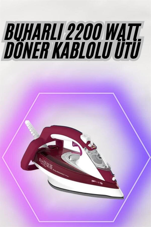 2200W Seramik Kaplama Estetik Tasarımı 360 Derece Dönebilir Kablosu - görsel 2
