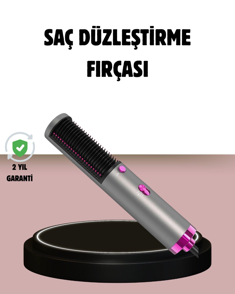 Sıcak Hava Fırçası – Saç Kurutma Düzleştirme ve Şekillendirme