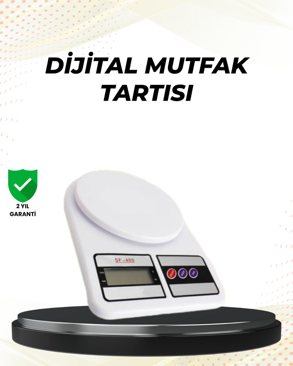 Taşınabilir Dijital Terazi – Çift Ölçü Birimi Destekli
