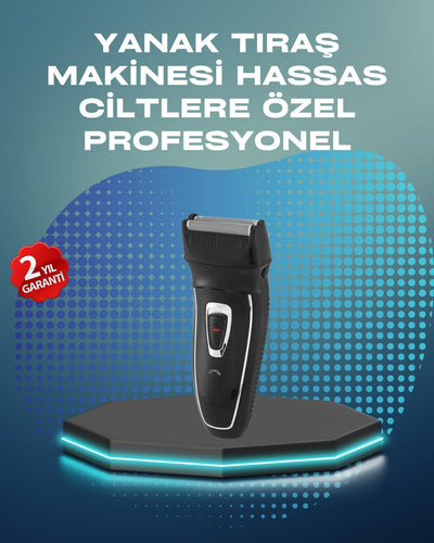 Kablosuz Kuru Tıraş Makinesi Folyo Başlıklı