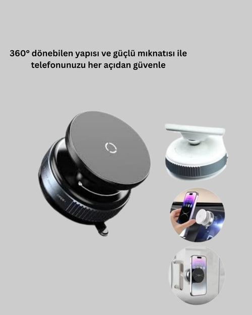 16 Mıknatıslı Araç Telefon Tutucu Kaymaz ve Güvenli