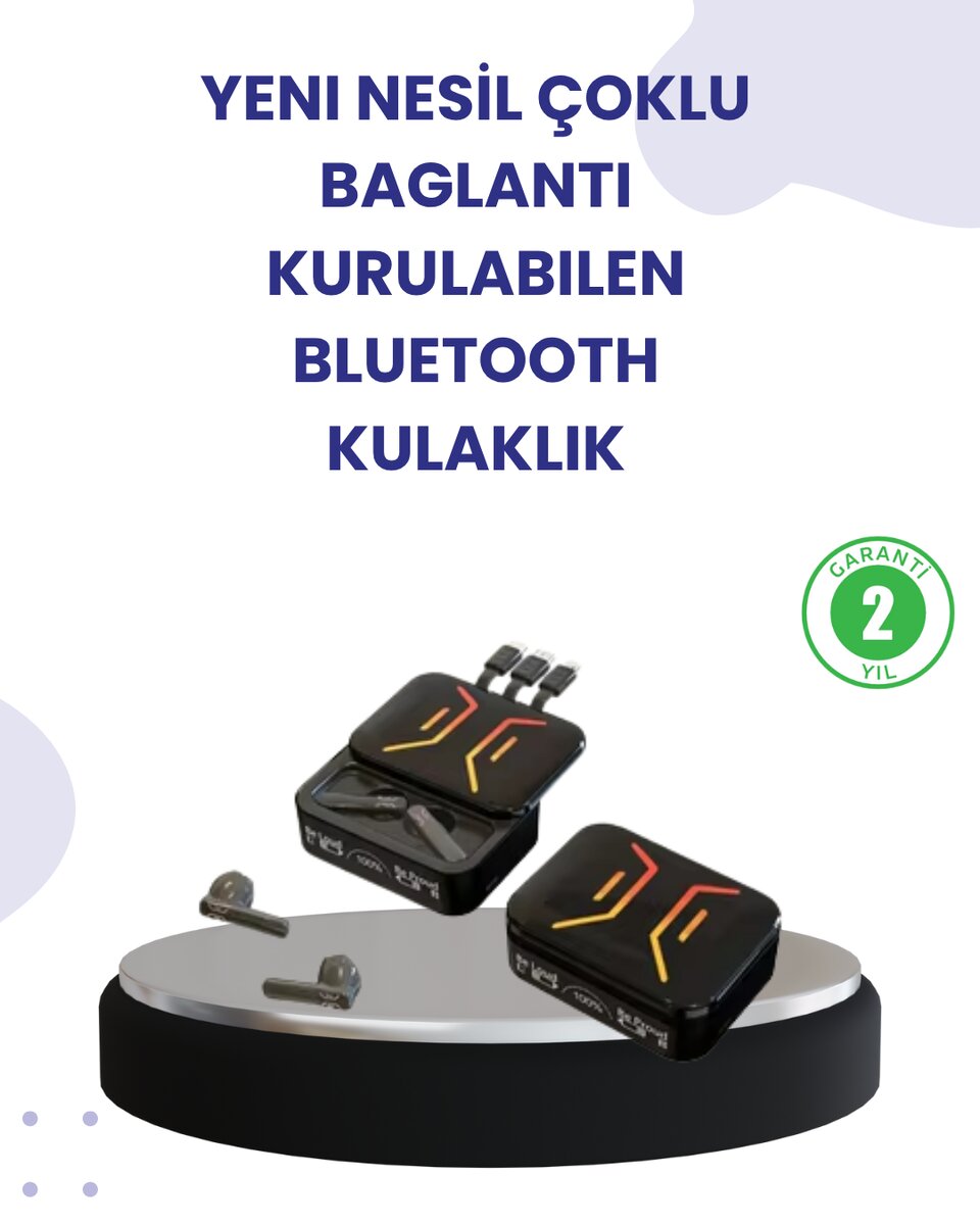 ABS Malzeme Bluetooth Kulaklık – 20 Gün Standby Süresi