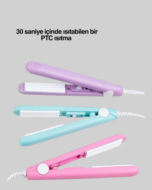 2’si 1 Arada Saç Düzleştirici ve Bukle Maşası – Düz ve Kıvırcık Saçlara Uygun Çok Yönlü Kullanım - görsel 2