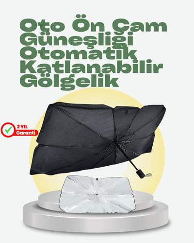Katlanabilir Oto Güneşlik – Pratik Dayanıklı UV Koruyucu Tasarım
