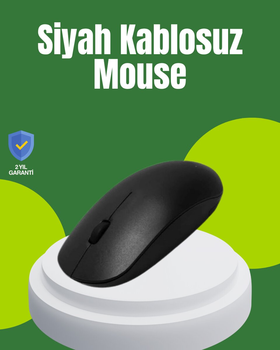 Optik Sensörlü Sessiz Fare – Geniş Uyumluluk ve Ergonomik Yapı