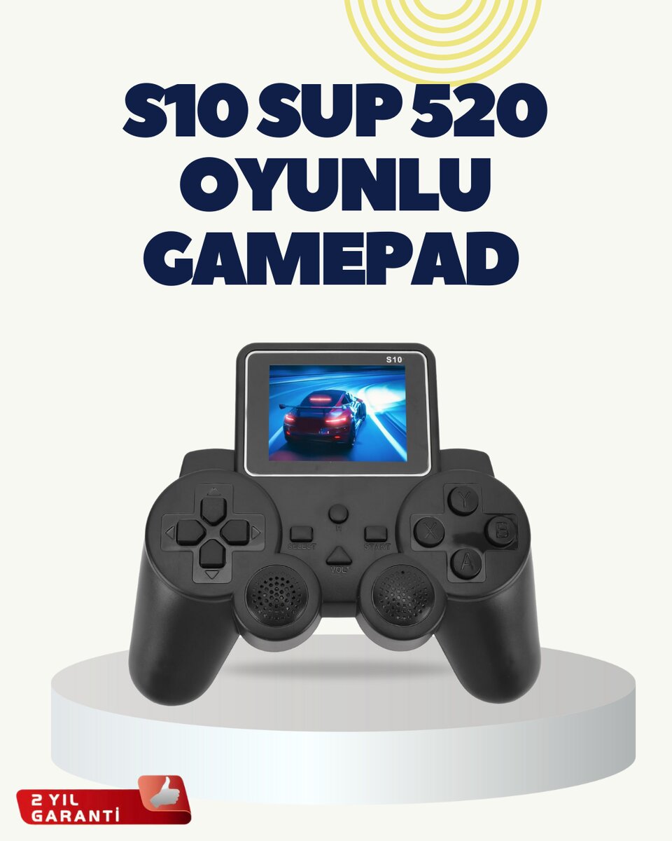 Hdmı Destekli S10 Gamepad 520 Oyunlu TV’ye Bağlanabilir Atari 2025 Model