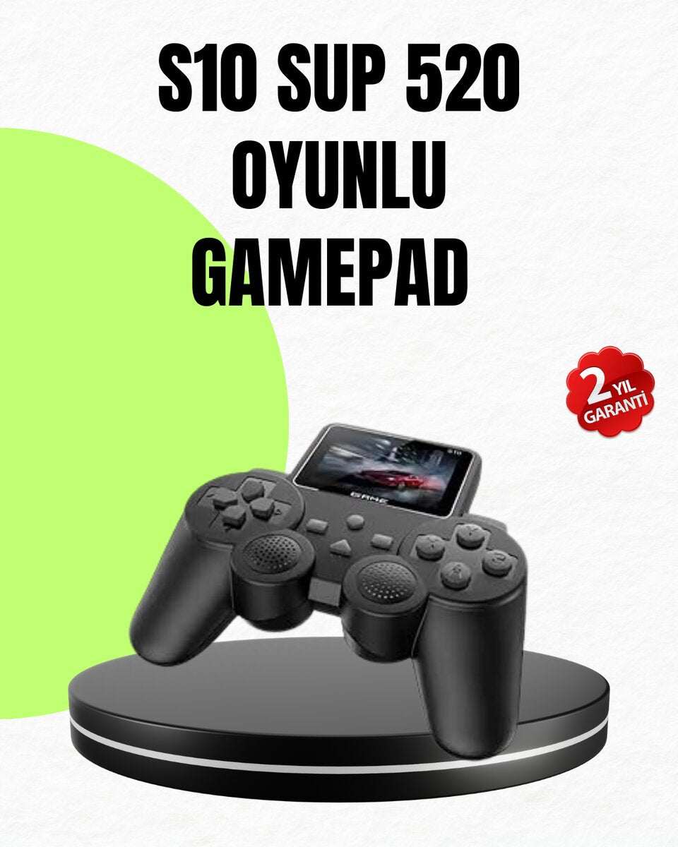 Orijinal 2025 S10 Gamepad 520 Oyunlu Hdmı TV Bağlantılı A Kalite Atari