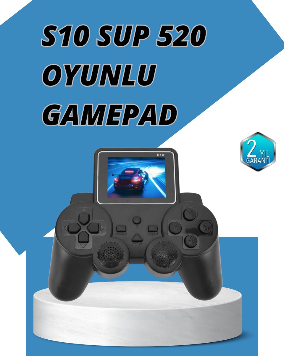 S10 Gamepad Hdmı TV Bağlantılı 520 Klasik Retro Oyun 2025 Seri Orijinal