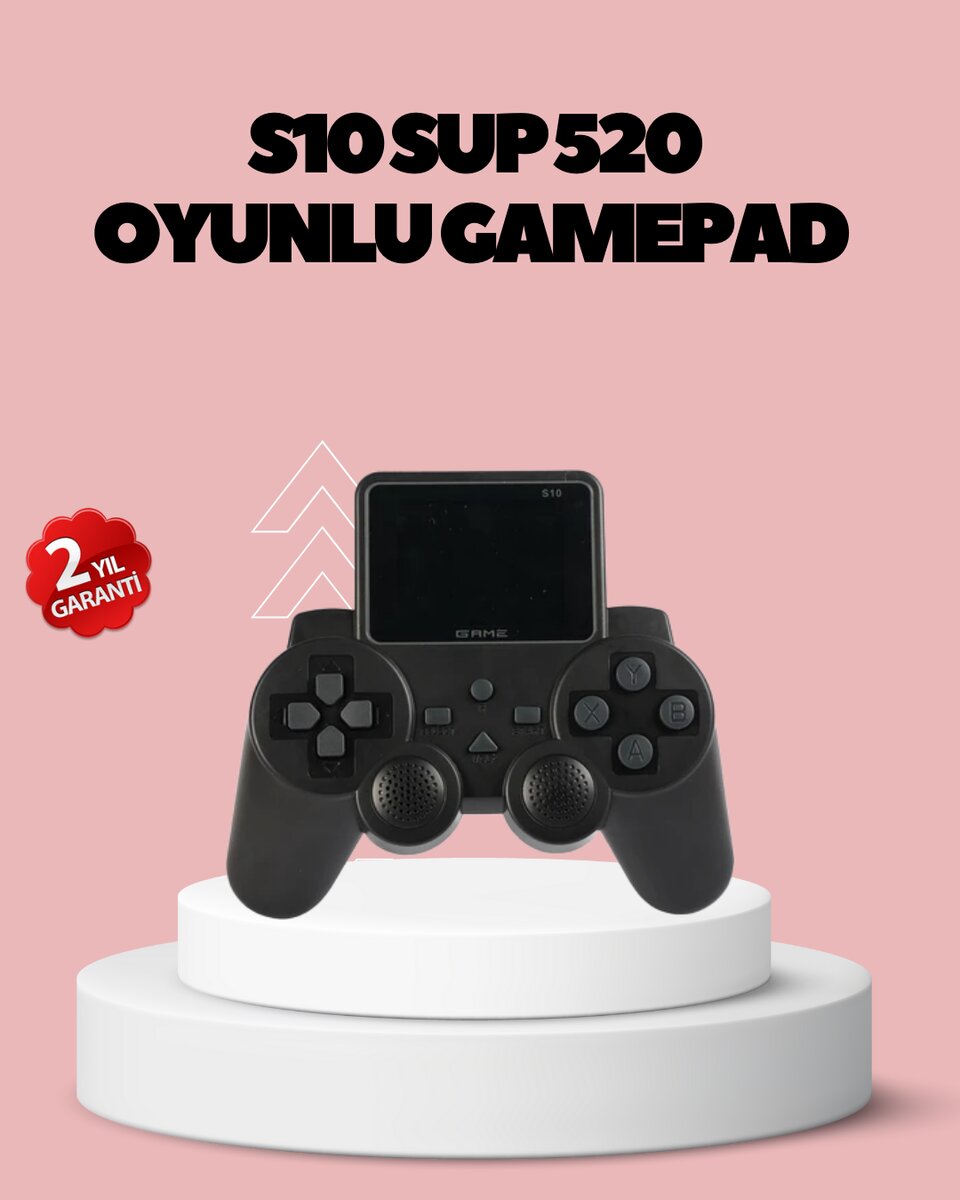 Hdmı TV Bağlantılı Orijinal S10 Gamepad 520 Oyunlu 2025 Seri Oyun Konsolu