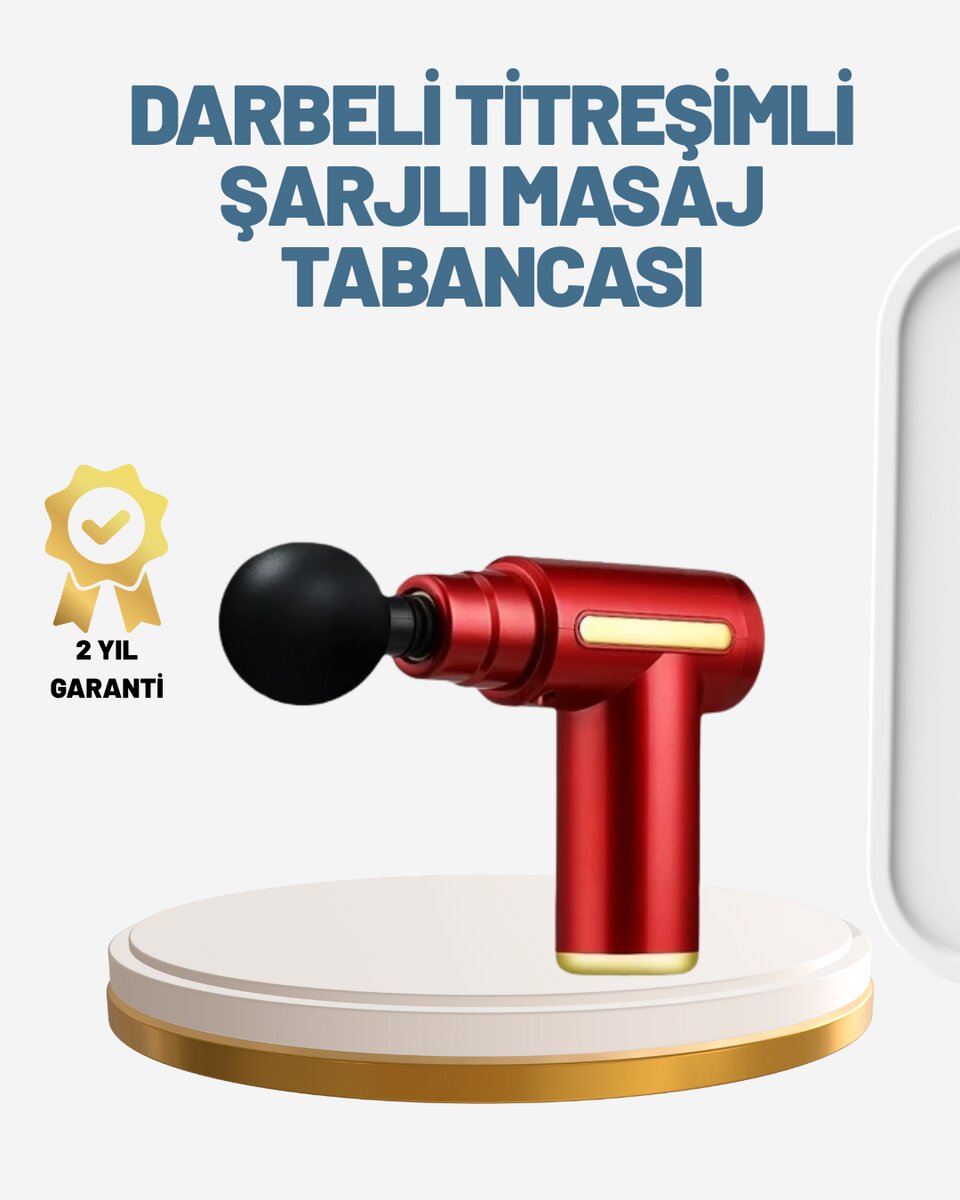 Elektrikli Masaj Tabancası Sessiz Çalışma ve Derin Doku Masajı