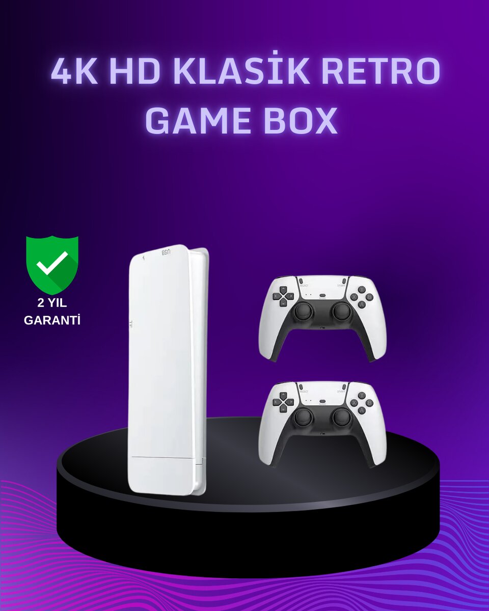 M15 Video Oyun Konsolu 20 Emülatör Destekli 64GB Bellekli