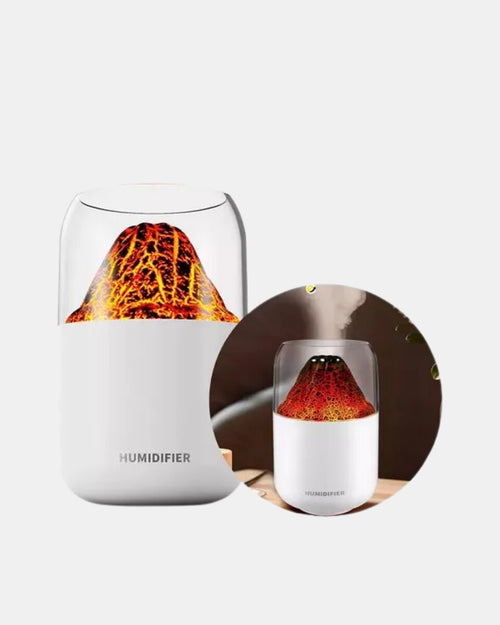 280ml Alev Işıklı Ultrasonik Hava Nemlendirici Sessiz ve USB Şarjlı - görsel 2