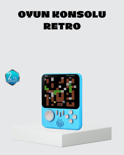 666 Oyunlu Retro Mini Oyun Konsolu – 3.5" LCD Ekran ve Çift Kişilik Oyun