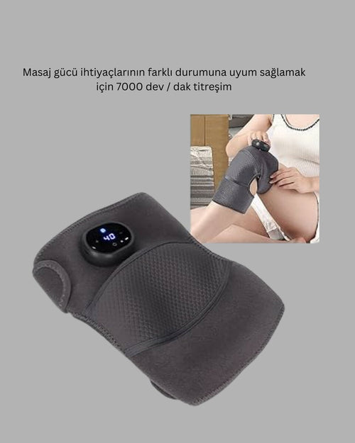 3 Seviyeli Titreşimli Isıtmalı Diz Bakım Masaj Cihazı - görsel 2