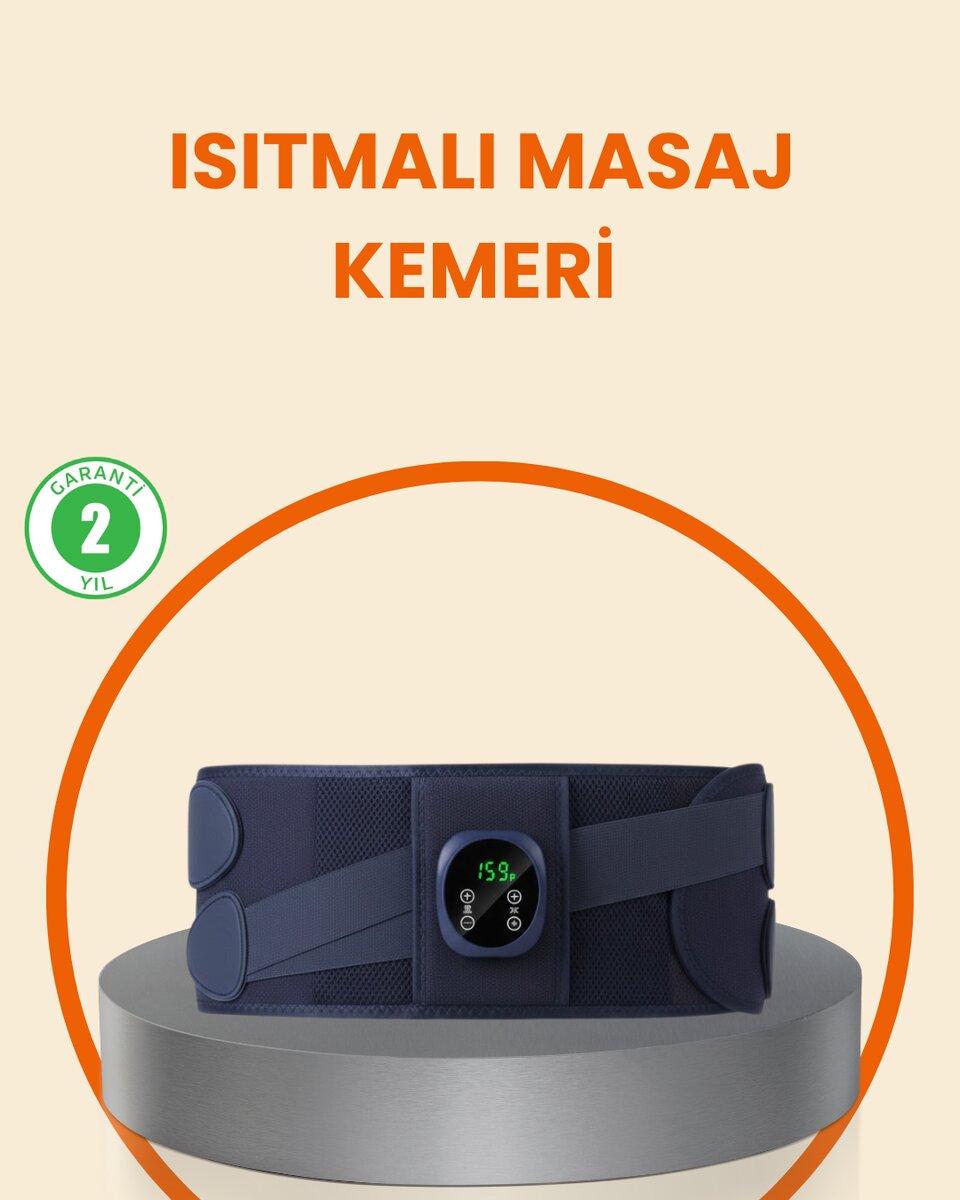 Bel Boyun Karın Masajı İçin Çok Amaçlı Masaj Kemeri