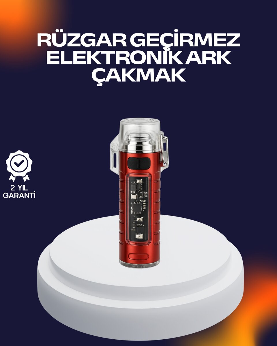 Rüzgar Geçirmez Elektrikli Çakmak Hayatta Kalma Tasarımlı