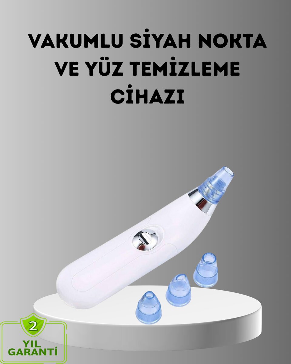 Siyah Nokta ve Gözenek Temizleyici Vakumlu Cihaz – Masajlı Derin Temizlik Teknolojisi