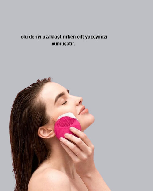 3 Fonksiyonlu Yüz Temizleme ve Masaj Cihazı – Su Geçirmez Şarjlı Ölü Deri Temizleyici ve Cilt Yenile - görsel 2