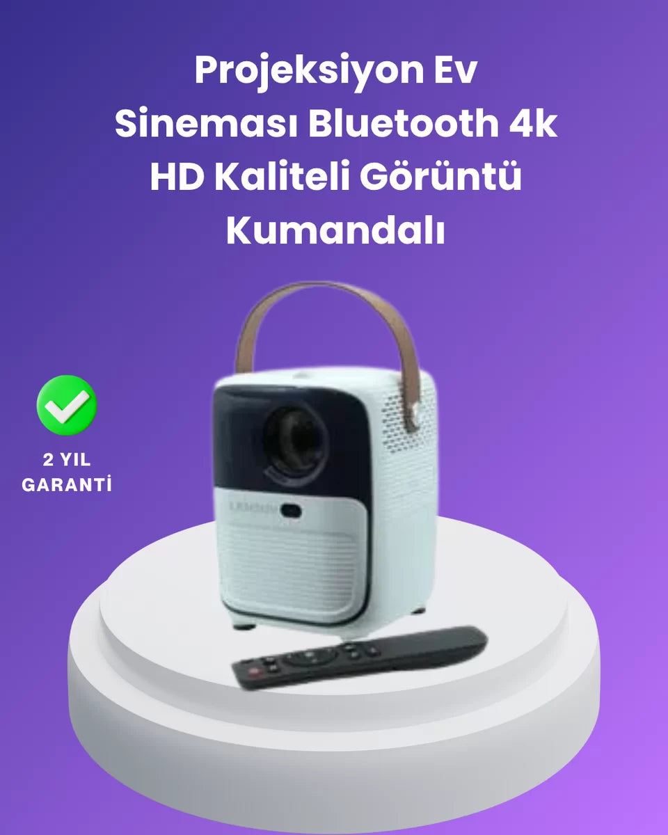 Çoklu Giriş Destekli Projektör – Hdmı USB ve Kulaklık Bağlantı Seçenekleriyle Geniş Uyumluluk