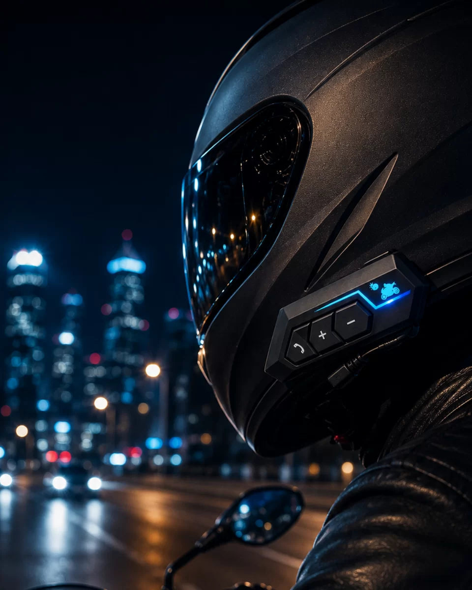 Evrensel Motosiklet Kask Bluetooth Kulaklık Uzun Pil Süreli Tasarım