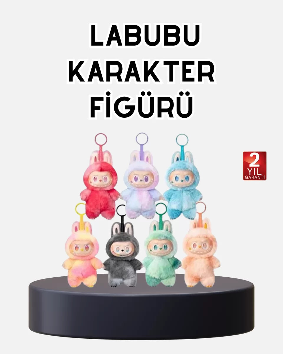 Labubu Koleksiyonluk Peluş Oyuncak – Yumuşak Kumaşlı Dekoratif Tasarım Hediyelik