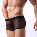 Fantezi Transparan Tül Erkek Boxer Fantezi Tanga - 3
